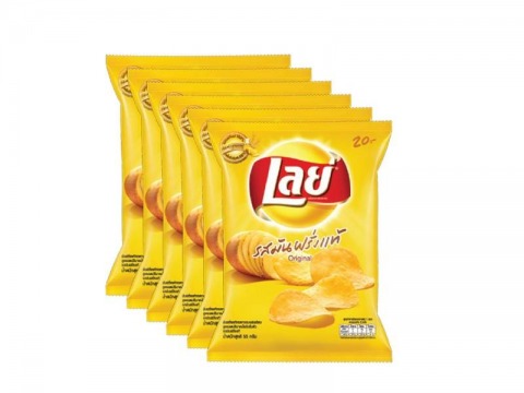 ม้นฝรั่งอบกรอบเลย์